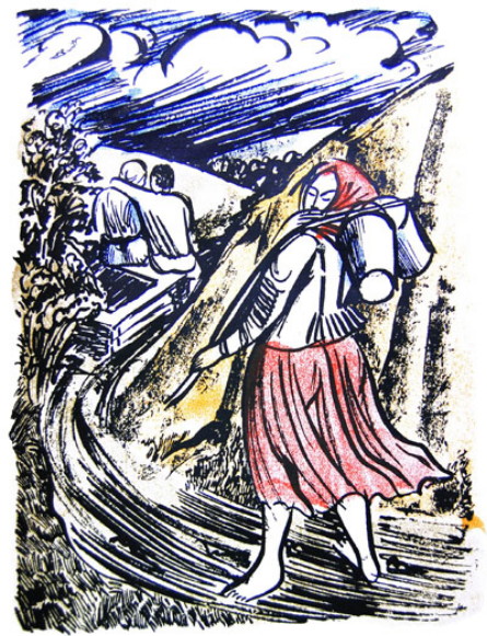 Image -- Vasyl Sedliar: an illustration to the Kobzar by Taras Shevchenko.