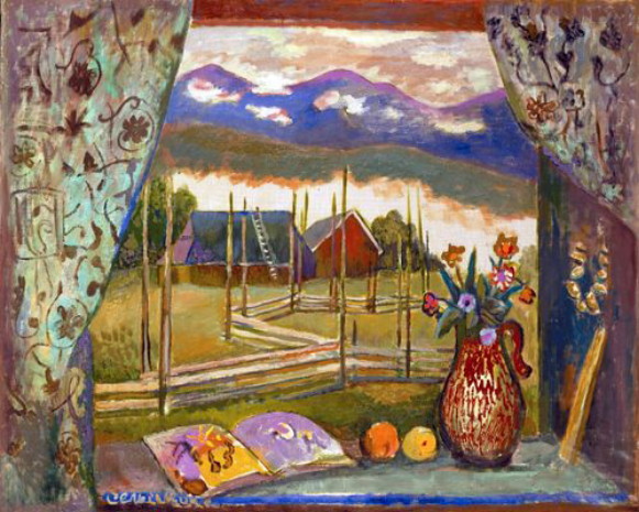 Image - Roman Selsky: View from a Window on the Chornohora.