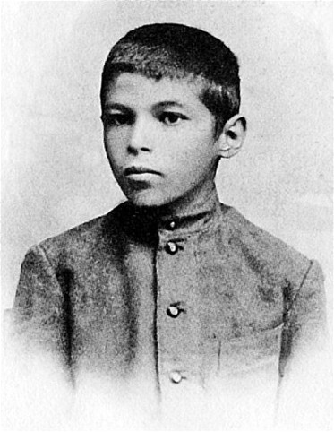 Image -- Mykhailo Semenko as teenager in Poltava (1900s).