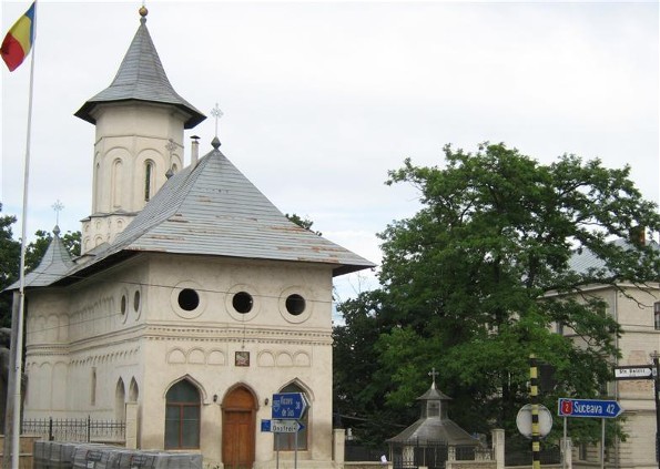 Image - The Saint John's Church in Seret (Siret), south Bukovyna, Romania.
