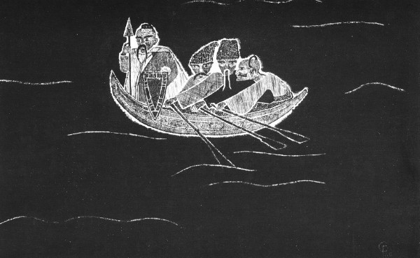 Image -- Halyna Sevruk: A Chaika Boat (1968).