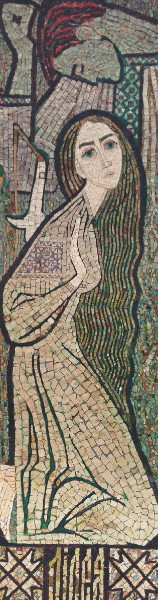 Image -- Halyna Sevruk: Mavka (mosaic, 1964).