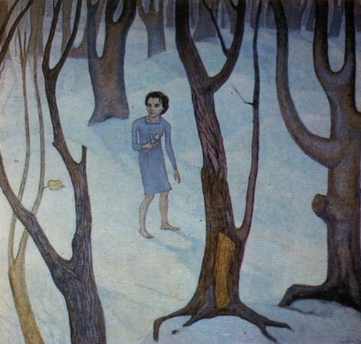 Image -- Halyna Sevruk: Forest Clearing (portrait of Nadiia Svitlychna).