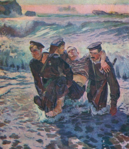 Image -- Dmitrii (Dmytro) Shavykin: Commradery (1950).