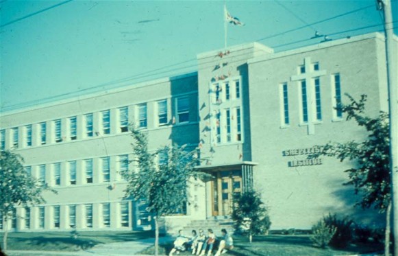 Image - The Sheptytsky Institute in Saskatoon (ca. 1960 photo).