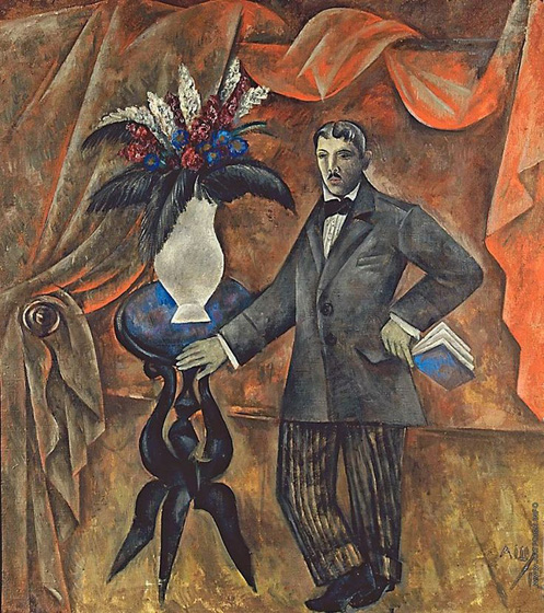 Image - Aleksandr Shevchenko: Portrait of a Poet (1913).