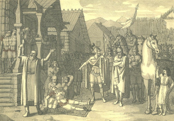 Image - Taras Shevchenko: Death of Oleh Sviatoslavych (1836).