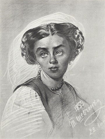 Image -- Taras Shevchenko: Portrait of M. V. Maksymovych (1859)