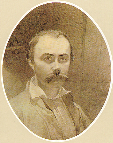 Image -- Taras Shevchenko: Self-portrait (1849)
