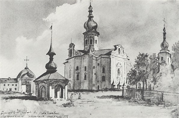 Image - Taras Shevchenko: The Ascension Cathedral in Pereiaslav (1845).