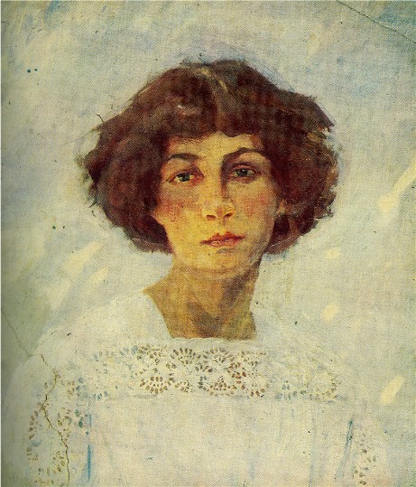Image - Oleksii Shovkunenko: Portrait in White (1915).