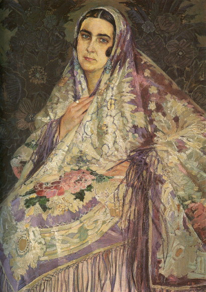 Image - Oleksii Shovkunenko: Portrait of M. Fadeieva (1922).  