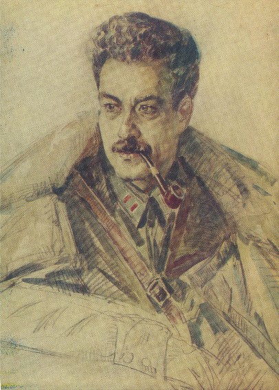 Image - Oleksii Shovkunenko: Portrait of Leonid_ Pervomaisky (1943).