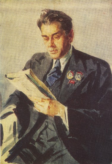 Image - Oleksii Shovkunenko: Portrait of Pavlo Tychyna (1949).