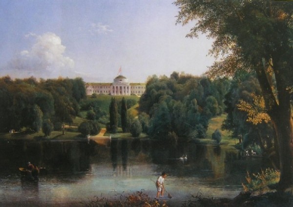 Image - Vasilii Shternberg: The Kachanivka Palace (1837).