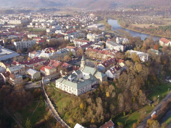 Image -- Sianik (Sanok) (aerial view).