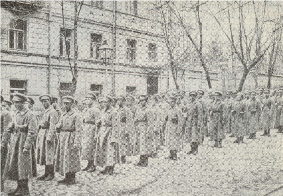 Image -- The first detachment of Sich Riflemen after the capture of Kyiv in January 1918.