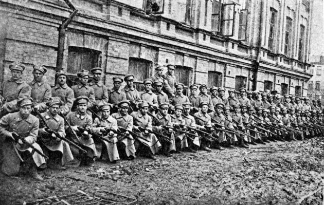 Image -- The Sich Riflemen in Kyiv.