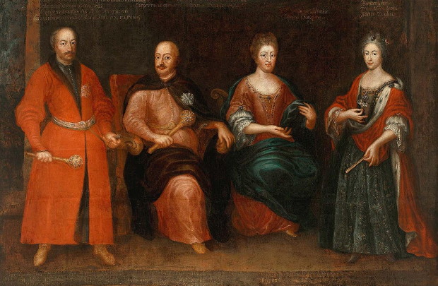 Image - Portrait of the Sieniawski family.