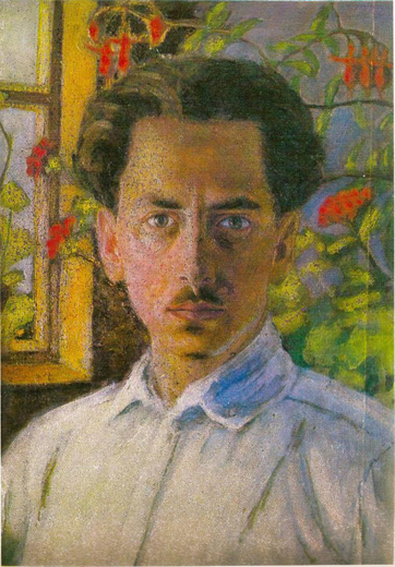 Image - Hryhorii Smolsky: Selfportrait (1923).