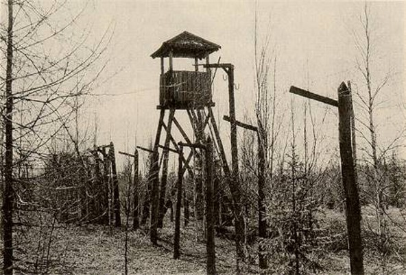 Image - A watch tower in the Solovets Islands concentration camp.
