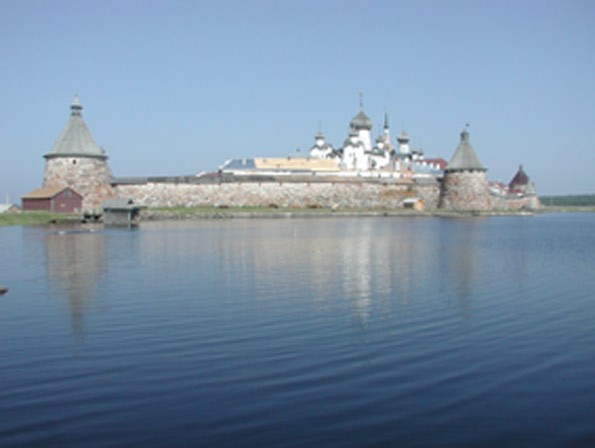 Image -- Solovets Islands monastery.