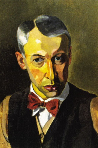 Image -- Osyp Sorokhtei: Self-portrait (1938).