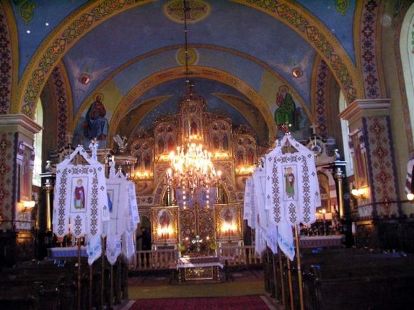 Image -- A church in Stare Selo (interior).