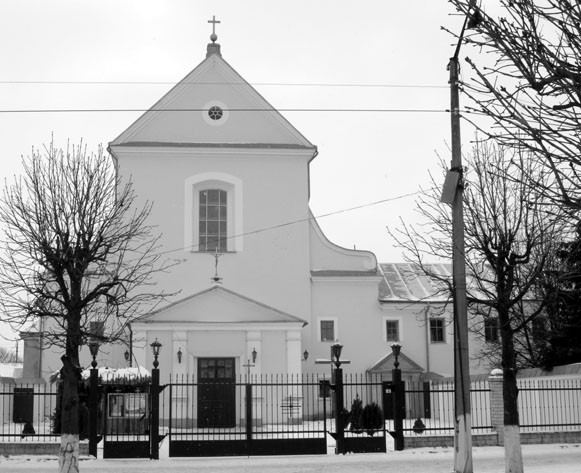 Image - Starokostiantyniv: St. John the Baptist church of the Capucin monastery (18th century).
