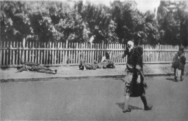 Image - Dying peasants on the streets of Kharkiv during the Famine-Genocide (1933). 