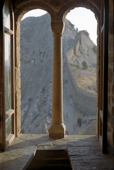 Image -- The Sudak fortress in the Crimea.