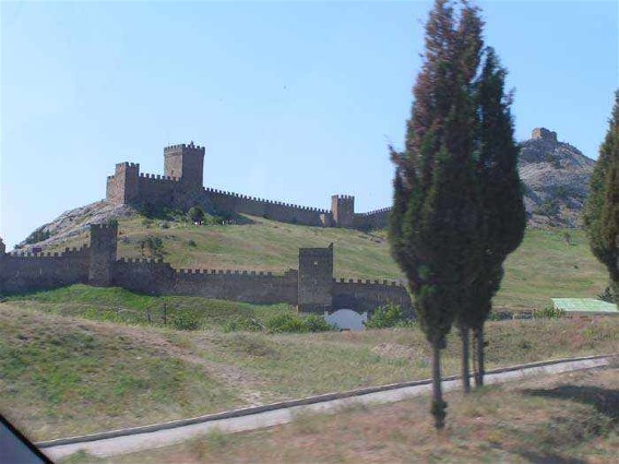 Image -- The Sudak fortress in the Crimea.