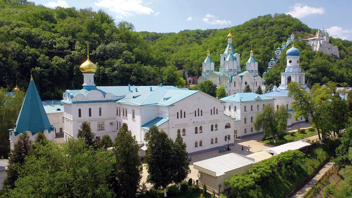 Image -- Sviati Hory Dormition Monastery in Sviatohirsk, Donetsk oblast.