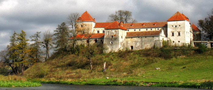 Image -- The Svirzh castle in the Opilia Upland.
