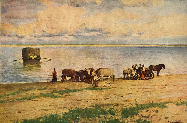 Image -- Serhii Svitoslavsky: Crossing the Dnieper.