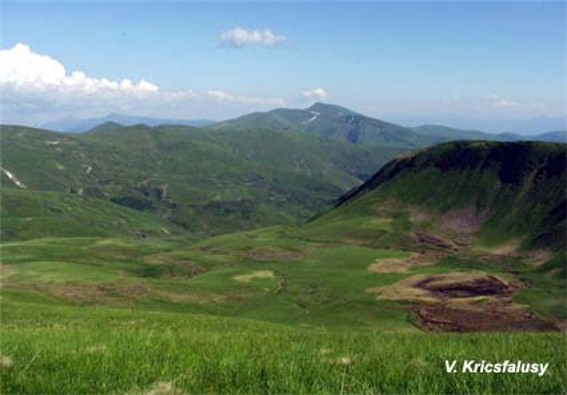 Image -- A landscape of the Svydivets mountain group.