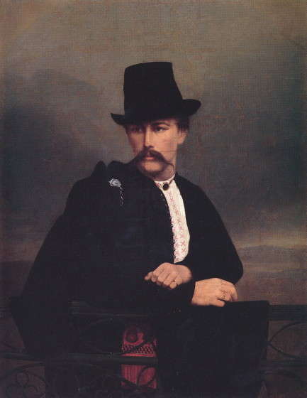Image - A portrait of Vasyl V. Tarnovsky by Andrii Hornovych (1860).