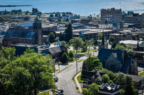 Image -- Thunder Bay, Ontario, Canada (city center).