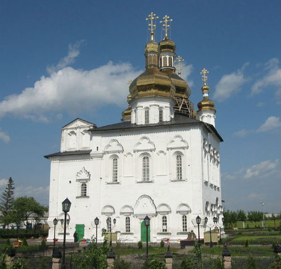 Image - Tiumen, Siberia: Trinity Church (1710s) built in the Cossack Baroque style.