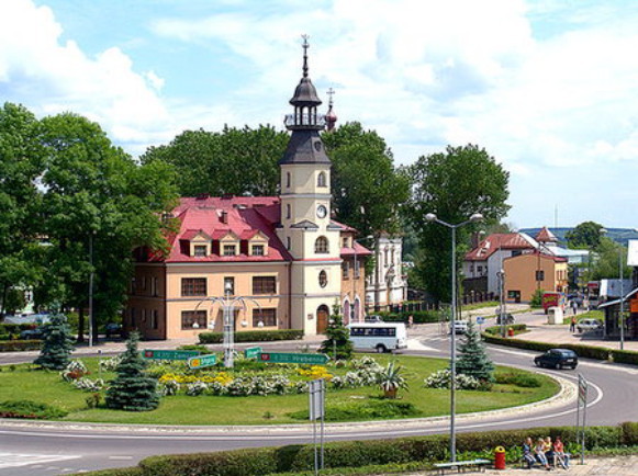 Image -- Tomaszow Lubelski: town center.