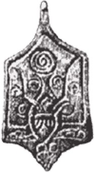 Image - Trident design on Yaroslav the Wise's medallion.
