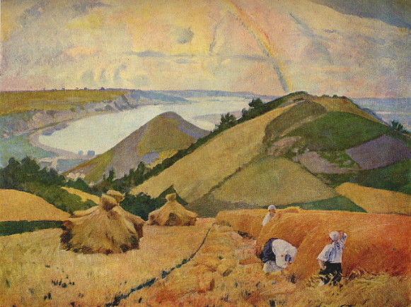 Image - Karpo Trokhymenko: By the Big Waterway (1926).