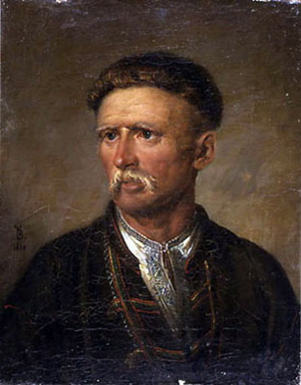 Image -- Vasilii Tropinin: Portrait of Ustym Karmeliuk.