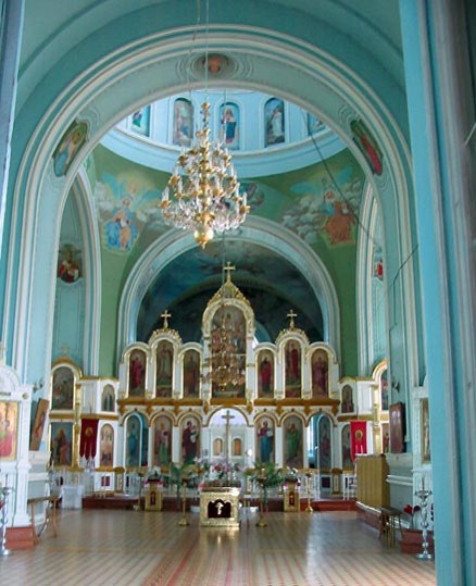 Image - Trostianets (Sumy oblast): Church of the Assumption (interior).