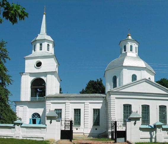 Image - Trostianets (Sumy oblast): Church of the Annunciation (1750).