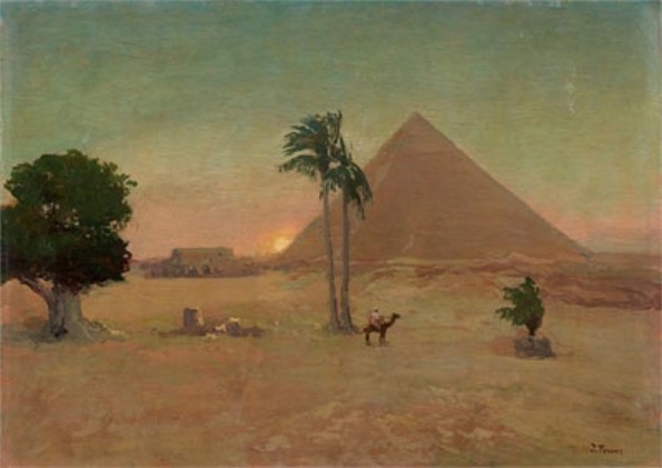 Image - Ivan Trush: An Egyptian Landscape.