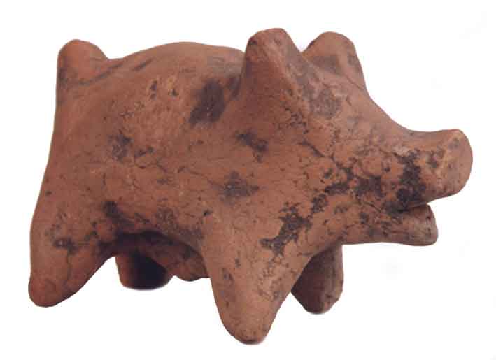 Image - Trypilian culture animal figurine.