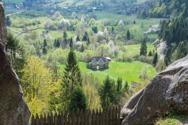 Image - View from the Tustan fortress.