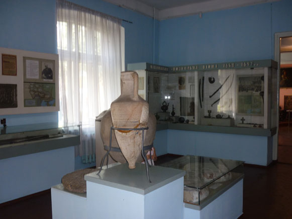 Image -- Uman Regional Studies Museum (the medieval and Cossack history exhibit).