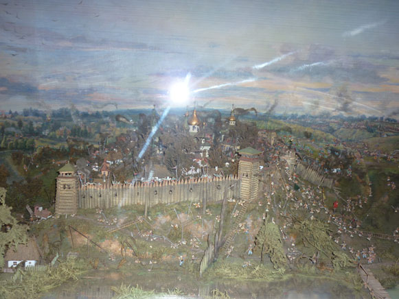 Image - A reconstruction of the Uman fortress in the Uman Regional Studies Museum.